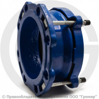 Муфта чугунная соединительная для ПЭ труб Ду-100 (Дн 110-110) Ру-16 L=95мм ПФРК-Е Муфта чугунная соединительная для ПЭ труб Ду-100 (Дн 110-110) Ру-16 L=95мм ПФРК-Е