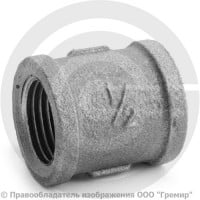 Муфта чугунная ВР (ВН) Ду 15 (1/2") Муфта чугунная ВР (ВН) Ду 15 (1/2")