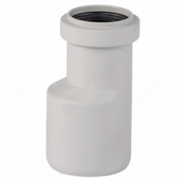 Переход PP-MD эксцентрический бесшумный светло-серый Дн 58-40 (DN56-40) б/нап на HT трубу Ostendorf Skolan dB SK