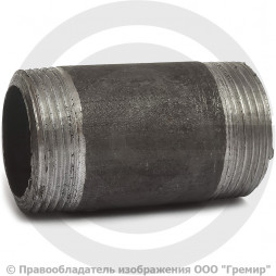 Бочонок стальной L=65мм Ду-25 (1") КАЗ