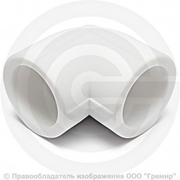 Угольник PP-R белый Дн 20 90гр PRO VALFEX