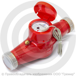 Счётчик крыльчатый многоструйный Ду-40 Ру-16 (Т<120°С) L=300мм импульсный В/К ВСКМ 90 ДГ2 Декаст