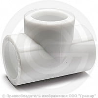 Тройник PP-R белый внутренняя пайка Дн 90 VALFEX Тройник PP-R белый внутренняя пайка Дн 90 VALFEX