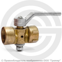 Кран трехходовой для манометра Ду-15 Ру-16 ВР (ВН) G1/2"-М20х1,5 без фланца с ручкой ВИПРА КПТ 11б18бк5/11б18бк