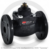 Клапан регулирующий чугунный фланцевый Ду-50 Ру-25 Kvs=40 м3/ч VFM-2R Ридан