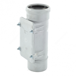 Ревизия PP-MD с крышкой бесшумная светло-серая Дн 135 (DN125) б/нап в/к Ostendorf Skolan dB SKRE