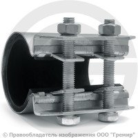 Хомут ремонтный односторонний оцинкованный Ду-15 (Дн 20-24) L=70мм Benarmo Краб Хомут ремонтный односторонний оцинкованный Ду-15 (Дн 20-24) L=70мм Benarmo Краб