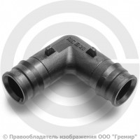 Угольник аксиальный PPSU для PE-X труб Дн 16 РОС Угольник аксиальный PPSU для PE-X труб Дн 16 РОС
