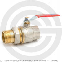 Кран латунный Ду-32 (1 1/4") Ру-20 ВР-"Американка" никель полнопроходной рычаг Aquasfera Euro 1006