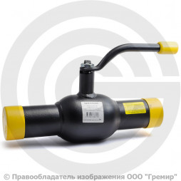 Кран стальной под приварку Ду-40 Ру-40 L=260мм полнопроходной Broen Ballomax КШТ 60.112.040