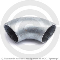 Отвод 48х2,8 (Ду-40) оцинкованный 90 градусов исп.1 шовный Отвод 48х2,8 (Ду-40) оцинкованный 90 градусов исп.1 шовный