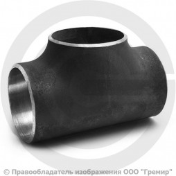 Тройник 89х3,5 (Ду-80) стальной (Ст.20) равнопроходной Китай