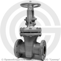 Задвижка стальная фланцевая Ду-100 Ру-40 L=305мм (Т<450°С) 30с15нж ЧАЗ