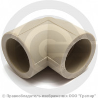 Угольник PP-R серый Дн 50 90гр Pro Aqua Угольник PP-R серый Дн 50 90гр Pro Aqua