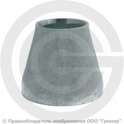 Переход 33,7х3-21,3х3 (Ду 25-15) оцинкованный концентрический исп.1 шовный