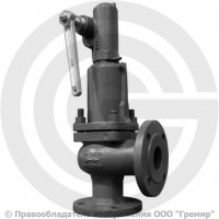 Клапан предохранительный чугунный фланцевый Ду 25-25 Рср=6бар (Т<300°С) КПП 096-01 АДЛ