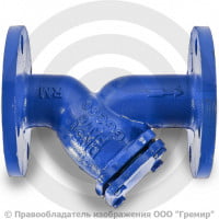Фильтр сетчатый Y-образный чугунный фланцевый Ду-200 Ру-16 (Т<90°С) ФСч Китай Фильтр сетчатый Y-образный чугунный фланцевый Ду-200 Ру-16 (Т<90°С) ФСч Китай