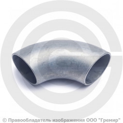 Отвод 76х3,5 (Ду-65) оцинкованный 90 градусов шовный