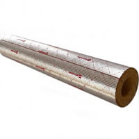Цилиндр навивной минеральная вата 30/57 L=1м кашированный фольгой ROCKWOOL 100 Цилиндр навивной минеральная вата 30/57 L=1м кашированный фольгой ROCKWOOL 100