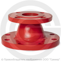 Переход фланцевый ПФ (ХФ) стальной Ду 100-50 Ру-16 КЗСД Переход фланцевый ПФ (ХФ) стальной Ду 100-50 Ру-16 КЗСД