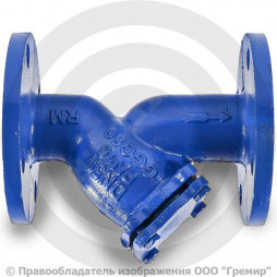 Фильтр сетчатый Y-образный чугунный фланцевый Ду-300 Ру-16 (Т<90°С) ФСч Китай
