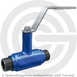 Кран стальной цапковый Ду-65 Ру-25 L=250мм полнопроходной LD КШ.Ц.Ц. Energy 065.040.П/П