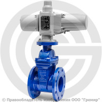 Задвижка чугунная фланцевая Ду-100 Ру-16 (Т<150°С) 30ч939р SL12 ЛМЗ с электроприводом ГЗ-А.70/24 (380 В) Задвижка чугунная фланцевая Ду-100 Ру-16 (Т<150°С) 30ч939р SL12 ЛМЗ с электроприводом ГЗ-А.70/24 (380 В)