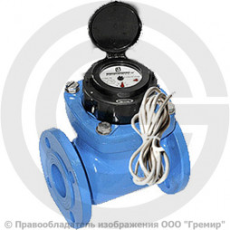 Счётчик турбинный фланцевый Ду-50 Ру-16 (Т<50°С) L=200мм импульсный СТВХ ДГ1 Декаст