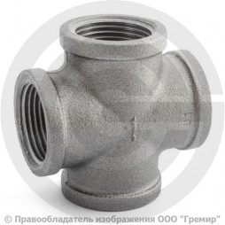 Крестовина переходная чугунная Ду 25-20 (1", 3/4")