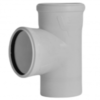 Тройник PP-MD бесшумный светло-серый Дн 110-90 87гр (DN100-80) б/нап в/к Ostendorf Skolan dB SKEA Тройник PP-MD бесшумный светло-серый Дн 110-90 87гр (DN100-80) б/нап в/к Ostendorf Skolan dB SKEA