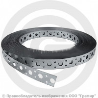 Перфолента стальная оцинкованная 25 м/рулон 20х1 мм PRO Перфолента стальная оцинкованная 25 м/рулон 20х1 мм PRO