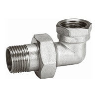 Американка (соединитель) латунная угловая ВР-НР (ВН-НАР) Ду-20 (3/4") SantechSystems