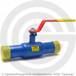 Кран стальной под приварку Ду-40 Ру-40 L=260мм МАРШАЛ 11с67п 2ЦП.00.1.040.040/032