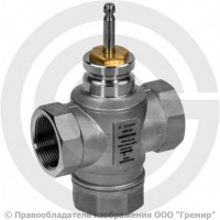 Клапан регулирующий нержавеющий Ду-40 Ру-25 ВР (ВН) G1 1/2" Kvs=20м3/ч VRB-3R Ридан