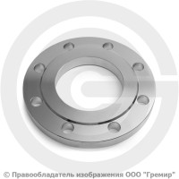 Фланец плоский нержавеющий без зеркала AISI 304 (CF8) 1-125-10/16 DIN 2576