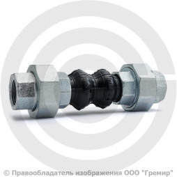 Компенсатор резиновый муфтовый (гибкая вставка) Ду-32 G 1 1/4" Ру-10 EPDM ABRA EJS-30