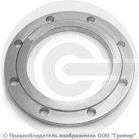 Фланец плоский нержавеющий без зеркала AISI 304 (CF8) 1-250-10/16 DIN 2576