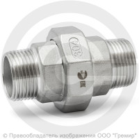 Американка нержавеющая AISI 304 НР (НАР) Ду-32 (1 1/4") Американка нержавеющая AISI 304 НР (НАР) Ду-32 (1 1/4")