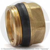 Переход латунный (переходник) НР-ВР (НАР-ВН) Ду 20-10 (3/4"-3/8") с герметичной прокладкой Giacomini Переход латунный (переходник) НР-ВР (НАР-ВН) Ду 20-10 (3/4"-3/8") с герметичной прокладкой Giacomini