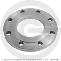 Фланец плоский стальной 1-125-6 ГОСТ 12820-80, Ру-6, Ду-125