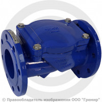 Клапан обратный поворотный чугунный фланцевый Ду-65 Ру-10/16 (Т<120°С) диск сталь+EPDM Benarmo Клапан обратный поворотный чугунный фланцевый Ду-65 Ру-10/16 (Т<120°С) диск сталь+EPDM Benarmo