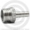 Штуцер под шланг "елочка" нержавеющий AISI 304 Ду 32-32мм (1 1/4"-32мм)