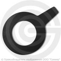 Прокладка фланцевая резиновая ТМКЩ Ду-65 Ру 10-40 (126х75х5) 5 мм с ушком исп.А ГОСТ 15180-86 Прокладка фланцевая резиновая ТМКЩ Ду-65 Ру 10-40 (126х75х5) 5 мм с ушком исп.А ГОСТ 15180-86