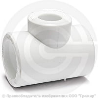 Тройник PP-R переходной белый внутренняя пайка Дн 25-20-20 RTP (РосТурПласт)