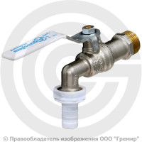 Кран латунный водоразборный Ду-15 (1/2") Ру-16 НР-Штуцер никель рычаг Aquasfera 1119 Кран латунный водоразборный Ду-15 (1/2") Ру-16 НР-Штуцер никель рычаг Aquasfera 1119