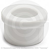 Бурт PP-R под американку белый внутренняя пайка Дн 50 Ру-25 VALFEX