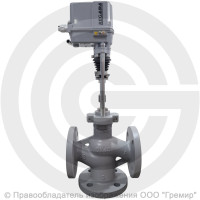 Клапан регулирующий трехходовой смесительный чугунный фланцевый Ду-40 Ру-16 Kvy=25м3/ч с электроприводом Regada ST 0 220В без датчика Энерготехномаш Клапан регулирующий трехходовой смесительный чугунный фланцевый Ду-40 Ру-16 Kvy=25м3/ч с электроприводом Regada ST 0 220В без датчика Энерготехномаш
