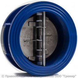 Клапан обратный двухстворчатый чугунный межфланцевый Ду-150 Ру-16 (Т<120°С) ств нерж Benarmo