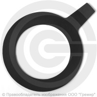 Прокладка фланцевая резиновая ТМКЩ Ду-100 Ру 10-16 (161х106х5) 5 мм с ушком исп.А ГОСТ 15180-86 Прокладка фланцевая резиновая ТМКЩ Ду-100 Ру 10-16 (161х106х5) 5 мм с ушком исп.А ГОСТ 15180-86
