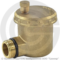 Воздухоотводчик автоматический латунный Ду-15 (1/2") Ру-10 НР (НАР) угловой Aquasfera 5004 Воздухоотводчик автоматический латунный Ду-15 (1/2") Ру-10 НР (НАР) угловой Aquasfera 5004